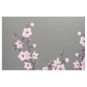 Blütenkirsche Blüten Rosa Grau Stoff (Fat Quarter (45,7 x 55,9 cm))