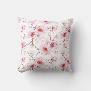 Blütenkirsche Blüten Rosa Weiß Kissen