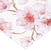 Blütenkirsche Blüten Rosa Weiß Kurzer Tischläufer (Ecke)