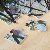 Blütenkirsche, Blütenpracht, Natur, rosa Blume Puzzle (Seite)