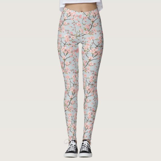 Blütenkirsche Leggings (Vorderseite)