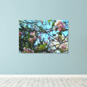 Blütenkirsche, Natur, Baum, Blütenmus, Leinwand (Insitu (Holzboden))