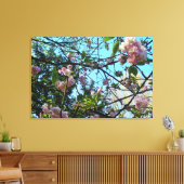 Blütenkirsche, Natur, Baum, Blütenmus, Leinwand (Insitu (Wohnzimmer))