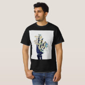 Blütenknochen #1 - Single Hand T-Shirt (Vorne ganz)