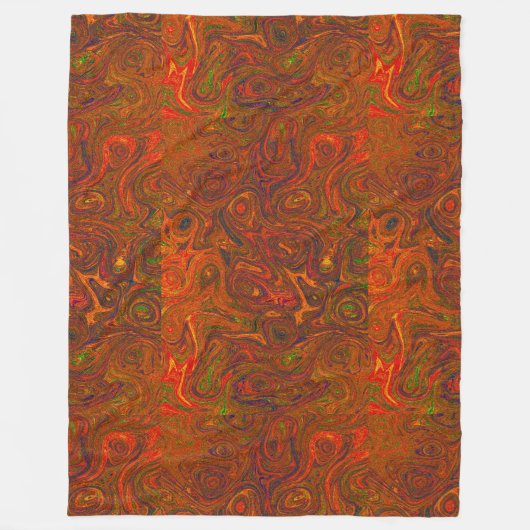 Blütenknochen Fleecedecke (Vorderseite)