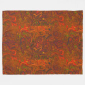 Blütenknochen Fleecedecke (Vorderseite (Horizontal))