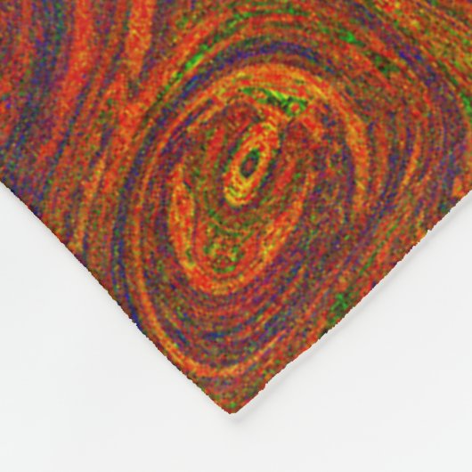 Blütenknochen Fleecedecke (Ecke)