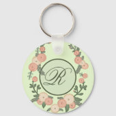 Blütenkranz persönlich schlüsselanhänger (Vorderseite)