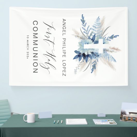 Blütenkreuz Banner (Messe)