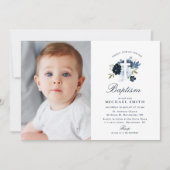 Blütenkreuz Einladung (Vorderseite)