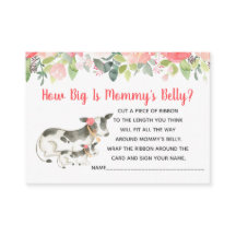 Blütenkuh wie groß ist Mama's Bauchmäulendusche