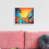 Blütenkunst-Wanddekoration Canvas Prints Leinwanddruck (Insitu (Wohnzimmer))