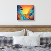 Blütenkunst-Wanddekoration Canvas Prints Leinwanddruck (Insitu (Schlafzimmer))