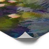 Blütenküste Poster (Ecke)