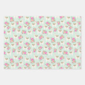 Blütenlamm Geschenkpapier Set (Vorderseite 3)