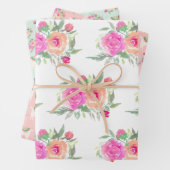 Blütenlamm Geschenkpapier Set (Beispiel)