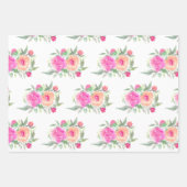 Blütenlamm Geschenkpapier Set (Vorderseite)