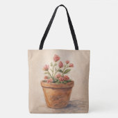 Blütenlandschaft Tasche (Vorderseite)