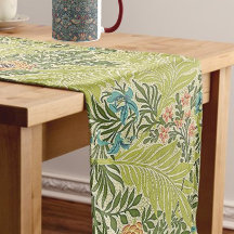 Blütenlaub Vintage William Morris Rittersporn