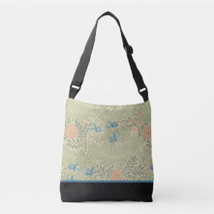 Blütenlaub Vintage William Morris Rittersporn Tragetaschen Mit Langen Trägern