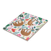 Blütenlauge Fliese (Seite)