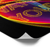 Blütenlauge für das Leben Poster (Ecke)