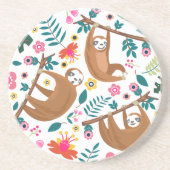 Blütenlauge Getränkeuntersetzer (Vorne)