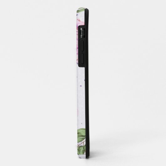 *~* Blütenleber Lavendel PEONDER Lila Glitzer Case-Mate iPhone Hülle (Hinten/Links)