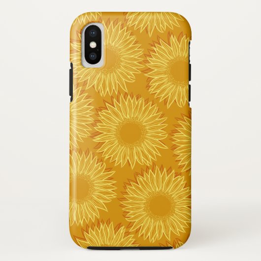 Blütenleuchte Rustikale Sonnenblumenleuchte Handge Case-Mate iPhone Hülle (Rückseite)