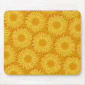 Blütenleuchte Rustikale Sonnenblumenleuchte Handge Mousepad (Vorne)
