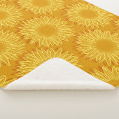 Blütenleuchte Rustikale Sonnenblumenleuchte Handge Sherpadecke (3/4)