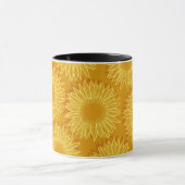 Blütenleuchte Rustikale Sonnenblumenleuchte Handge Tasse (Zentrum)