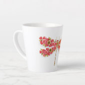 Blütenlibelle mit Schmuck Sakura Milchtasse (Linke Ecke)