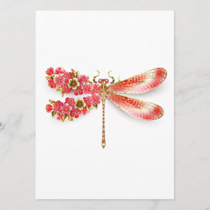 Blütenlibelle mit Schmuck Sakura Programm