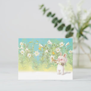 Blütenlilie Ankündigungspostkarte