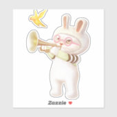 Blütenlilie Aufkleber (Blatt)