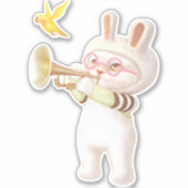 Blütenlilie Aufkleber (Vorderseite)