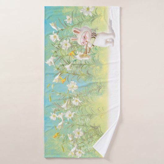 Blütenlilie Badehandtuch (Badehandtuch)