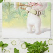 Blütenlilie Geschirrtuch (Gefaltet)