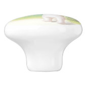 Blütenlilie Keramikknauf (Seitenansicht)