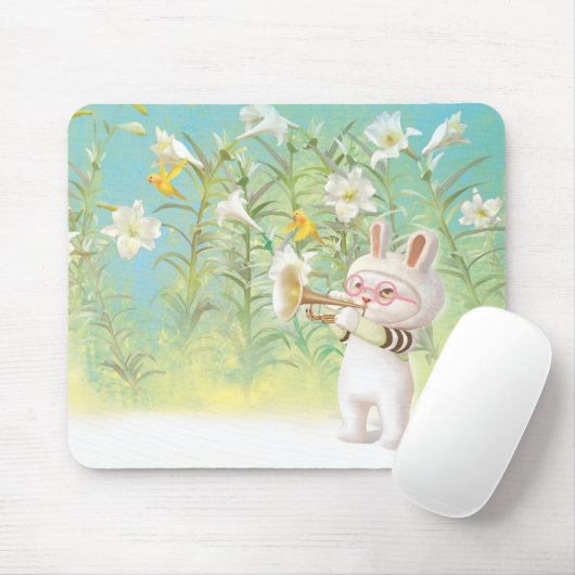 Blütenlilie Mousepad (Mit Mouse)
