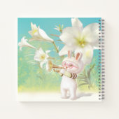 Blütenlilie Notizblock (Rückseite)