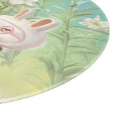 Blütenlilie Schneidebrett (Ecke)