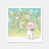 Blütenlilie Serviette (Vorderseite)