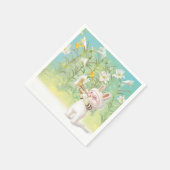 Blütenlilie Serviette (Ecke)