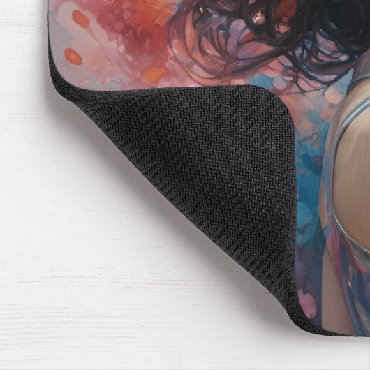 Blütenmädchen #1 mousepad (Ecke)