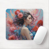 Blütenmädchen #1 mousepad (Mit Mouse)