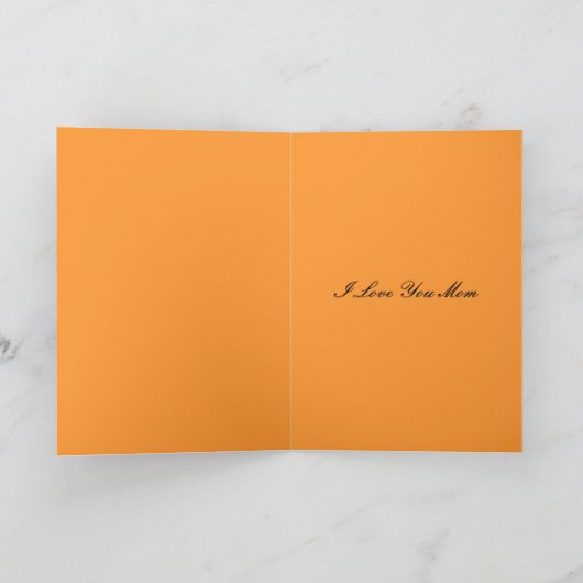 Blütenmädchen Karte (Innenseite)