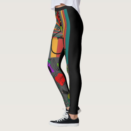 Blütenmädchen Leggings (Links)