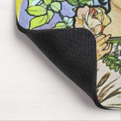 Blütenmädchen Mousepad (Ecke)